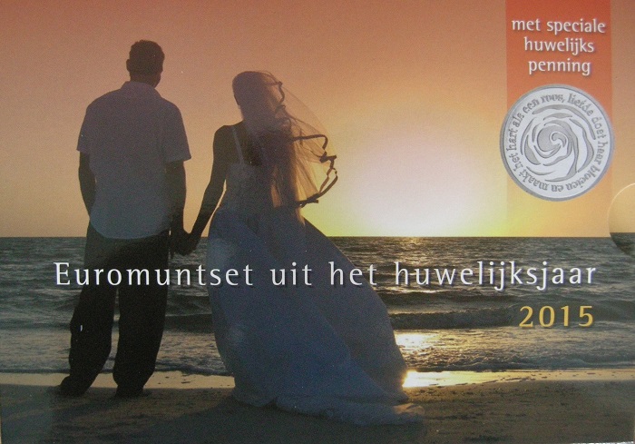 (afbeelding voor) Huwelijkset 2015 BU met penning